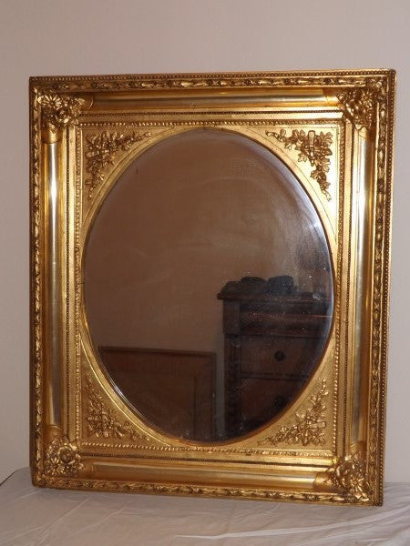 Large Ornate Gold Framed Mirror - Roadshow Collectibles