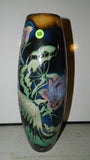 Vase with Floral and Bird Motif, Deep Colours, Marked On Base - Roadshow Collectibles