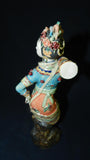 Porcelain Figurine Of a Young Asian Girl with a Drum Dancing, Signed - Roadshow Collectibles