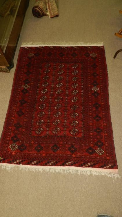 Embroidered Prayer Rug, Vibrant Colours, Hand Tied, 100% Wool - Roadshow Collectibles