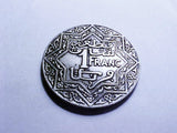 Morocco 1 Franc 1921, Made of Nickel - Roadshow Collectibles