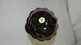 Amethyst Pressed Glass Candy Jar and Lid Deep Purple Diamond Pattern - Roadshow Collectibles