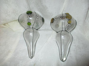 Midwest Kugel Blown Glass Hanging Ornaments, Set Of Two - Roadshow Collectibles