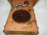 Silvertone Portable Phonograph Player, 78 rpm, Hand Cranked - Roadshow Collectibles