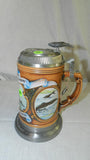 Gerz W Ceramic Beer Stein Mug, Lidded, Whale Scene, Limited Edition - Roadshow Collectibles