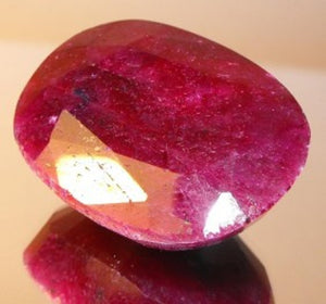 Natural Oval Cut Ruby Gemstone, Africa - Roadshow Collectibles