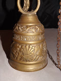 Bronze Bell, Relief Of an Angel, Animals, Geometric Shapes, & Text - Roadshow Collectibles