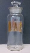 Apothecary Clear Glass Bottle Container, Used For Crude Drugs, 1800's - Roadshow Collectibles