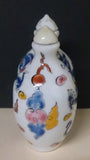 Snuff Bottle Twin, Porcelain, Hand Painted, Stylized Dragons, Chinese - Roadshow Collectibles