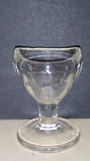 Clear Glass Eye Wash Cup with Inscription 15 Stamped On Bottom - Roadshow Collectibles