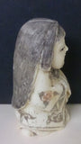 Netsuke, Carved Bone, a Woman with Very Long Hair, Japanese - Roadshow Collectibles