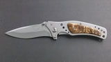 Frost Folding Pocket Knife, Locked Blade, Stainless Steel, Pocket Clip - Roadshow Collectibles