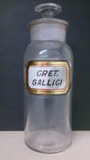 Apothecary Clear Glass Bottle Container, Used For Crude Drugs, 1800's - Roadshow Collectibles