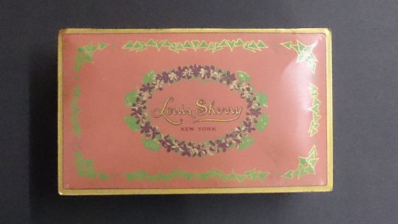 Louis Sherry Candy Tin, New York, Floral Design Pattern - Roadshow Collectibles
