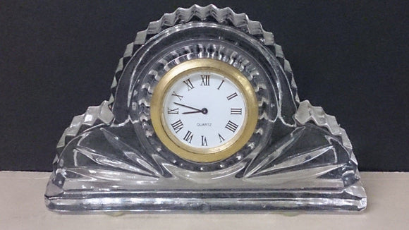 Waterford Quartz Crystal Desk Clock - Roadshow Collectibles