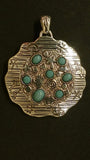 Pendant, Native American Turquoise Sterling Silver Pendant - Roadshow Collectibles