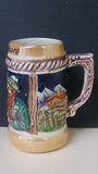 Small Ceramic Beer Mug, No Lid, Woman, Man, Cabin, Church, Luxembourg - Roadshow Collectibles