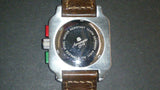Aeromatic 1912 Watch, Stainless Steel, Leather Band, 10 ATM, A1311. - Roadshow Collectibles