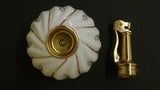 Porcelain Lighter, Finely Made, accents Of Gold Flowers, Made In Japan - Roadshow Collectibles