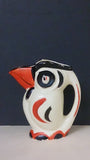 Art Deco Toucan Bird Pitcher Creamer, Lusterware Made in Japan. White, Black, and Orange - Roadshow Collectibles