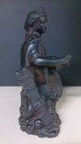 Ansonia Spelter Statue Clock Topper Greek Goddess Pandora Mythical Box - Roadshow Collectibles
