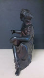 Ansonia Spelter Statue Clock Topper Greek Goddess Pandora Mythical Box - Roadshow Collectibles