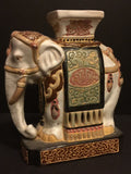 Elephant Stool, Porcelain, Signed, Hand Painted, Vietnamese - Roadshow Collectibles