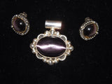 Stone Pendant & Earring Set, Sterling Silver, Stamped 925 - Roadshow Collectibles