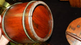 Chinese Hand Made Wood Lidded Pail with a Duck Handle Design - Roadshow Collectibles