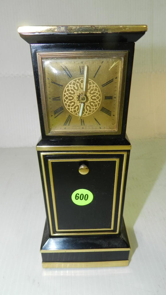 Small Musical Alarm Grandfather Shaped Clock with Cigarette Holder - Roadshow Collectibles