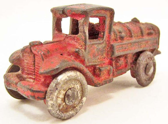 Toy, AC Williams Gasoline Tanker Truck, Cast Iron - Roadshow Collectibles
