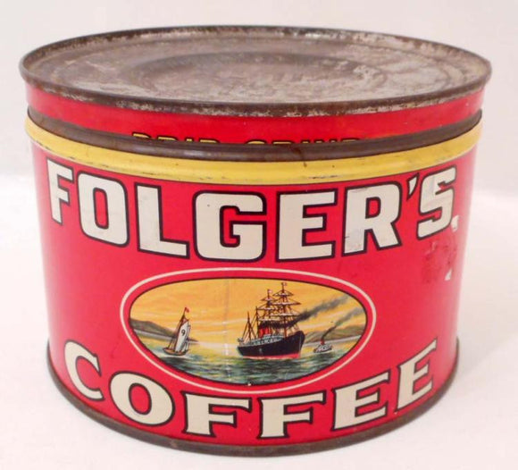 Folger's Coffee Advertising Tin - Roadshow Collectibles