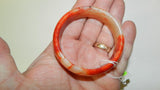 Jade Bangle Bracelet, 'Blood Red' and 'White.'  - Roadshow Collectibles