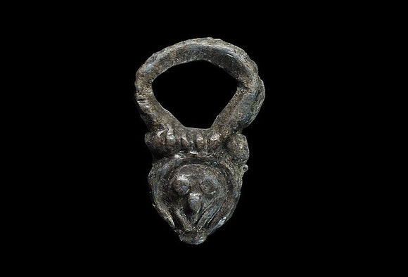 Viking Pendant with Piriform Face, Cast In Bronze, 9th-12th Century AD - Roadshow Collectibles