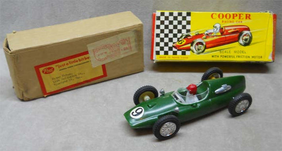 1966 Cooper Racing Car Toy with Original Box and Mailer Box - Roadshow Collectibles