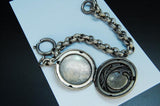 Victorian Repousse Sterling Silver Pocket Watch Chain and Locket Fob - Roadshow Collectibles