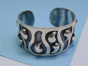 Cuff Bracelet, Mexican Sterling Silver, Stamped 'MEX 925.'  - Roadshow Collectibles