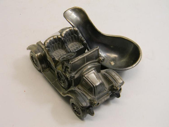 1911 Renault Automobile Pewter PIpe Rest, Holder, Stand, Tobacciana - Roadshow Collectibles