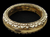 Bone Bangle, Sterling Silver, Handcrafted Tibetan Repousse Silver - Roadshow Collectibles