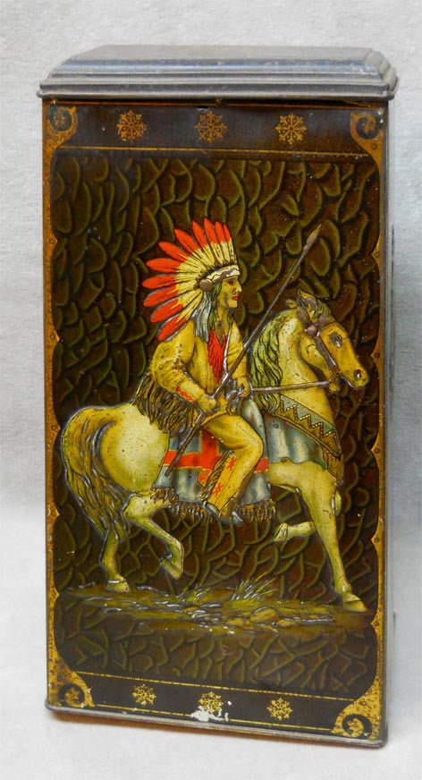 george washington tackle box hot dip tin Cut Plug Tobacco Tin Lunch Box with Handle, George Washington, 1910. – Roadshow Collectibles