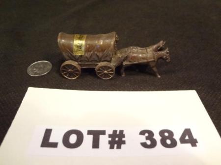 Yellowstone Park Souvenir Of Wagon and Horses, Brass - Roadshow Collectibles