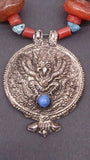 Necklace, Silver, Middle East, Turquoise, Red Coral, and Amber Beads.  - Roadshow Collectibles