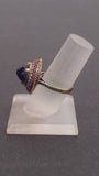Ring, Sterling Silver, Blue, Pink, White Topaz, Estate Inspired Ring - Roadshow Collectibles