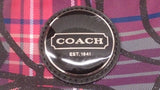 COACH Signature Daisy Poppy Madras, Plaid, Weekender Tote Shoulder Bag - Roadshow Collectibles